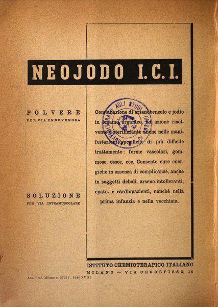 Il dermosifilografo gazzetta di dermosifilografia per il medico pratico