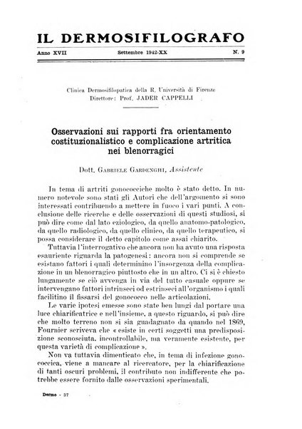 Il dermosifilografo gazzetta di dermosifilografia per il medico pratico