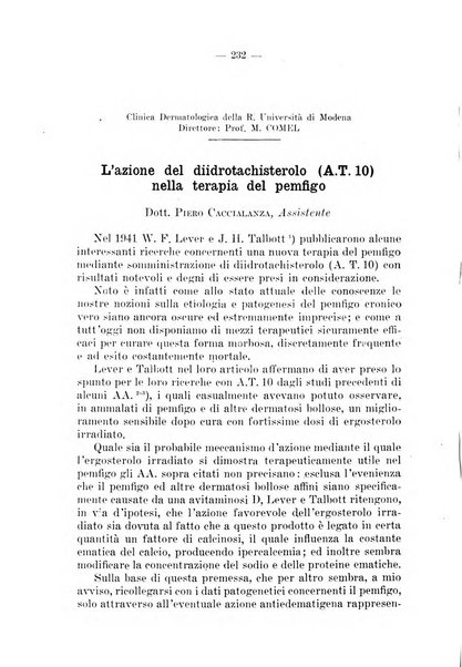 Il dermosifilografo gazzetta di dermosifilografia per il medico pratico