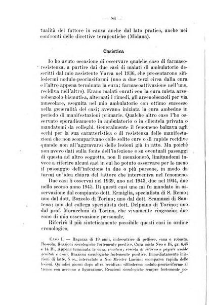 Il dermosifilografo gazzetta di dermosifilografia per il medico pratico