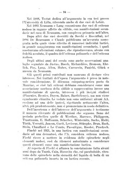 Il dermosifilografo gazzetta di dermosifilografia per il medico pratico