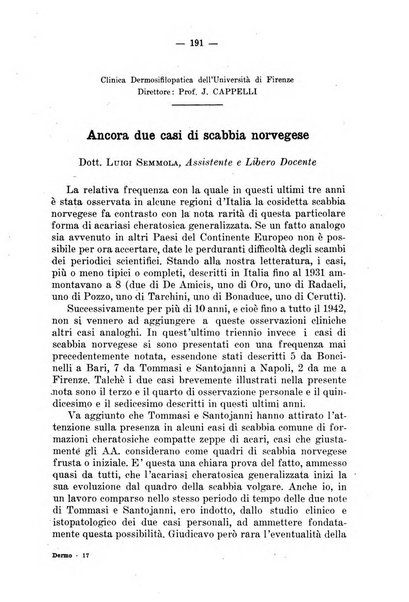 Il dermosifilografo gazzetta di dermosifilografia per il medico pratico