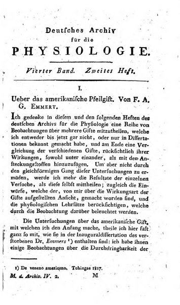 Deutsches Archiv fur die Physiologie