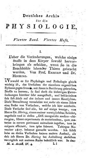 Deutsches Archiv fur die Physiologie