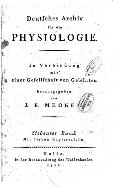 Deutsches Archiv fur die Physiologie