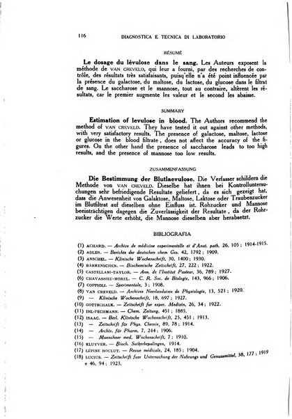 Diagnostica e tecnica di laboratorio rivista mensile