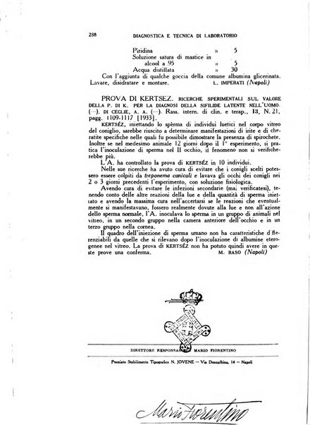 Diagnostica e tecnica di laboratorio rivista mensile