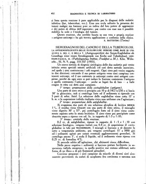 Diagnostica e tecnica di laboratorio rivista mensile