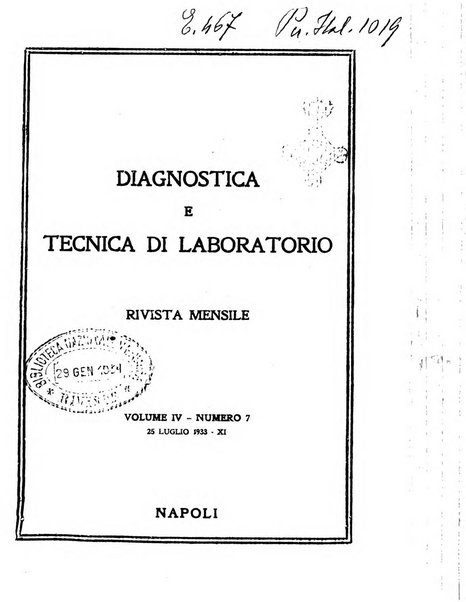 Diagnostica e tecnica di laboratorio rivista mensile