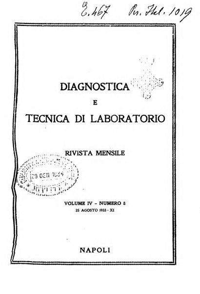 Diagnostica e tecnica di laboratorio rivista mensile