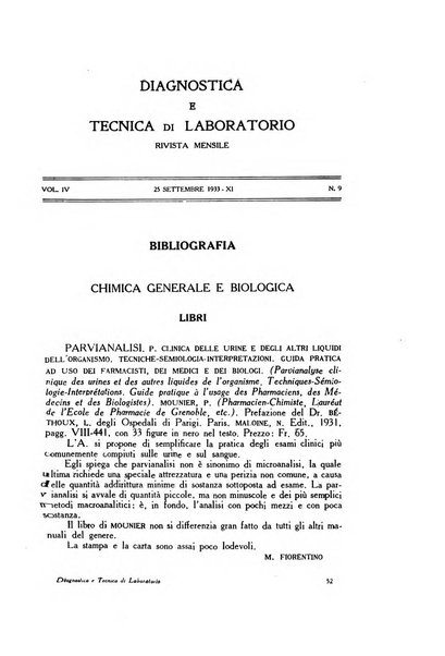 Diagnostica e tecnica di laboratorio rivista mensile