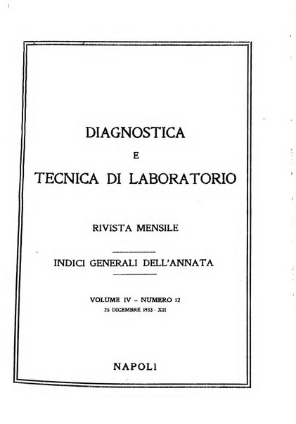 Diagnostica e tecnica di laboratorio rivista mensile