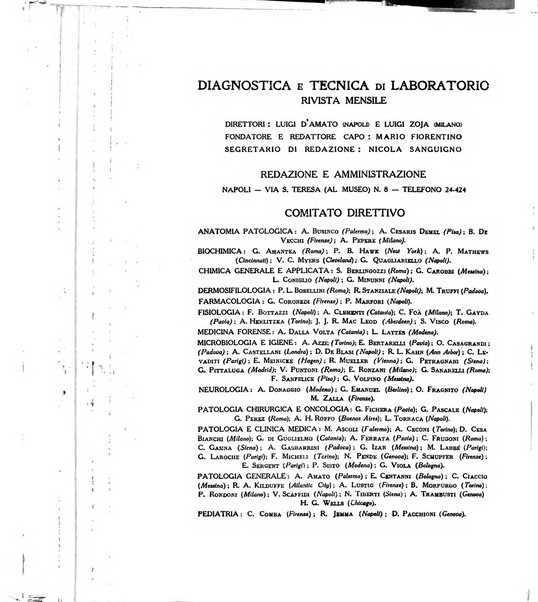 Diagnostica e tecnica di laboratorio rivista mensile
