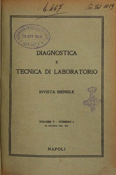 Diagnostica e tecnica di laboratorio rivista mensile