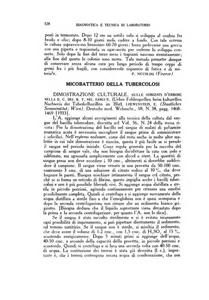 Diagnostica e tecnica di laboratorio rivista mensile