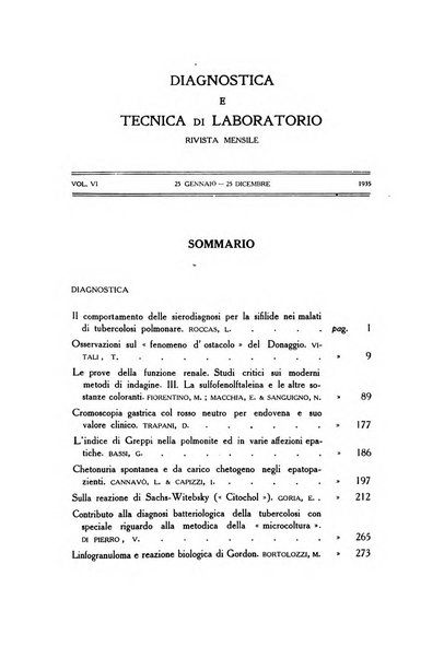 Diagnostica e tecnica di laboratorio rivista mensile