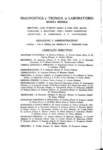 Diagnostica e tecnica di laboratorio rivista mensile