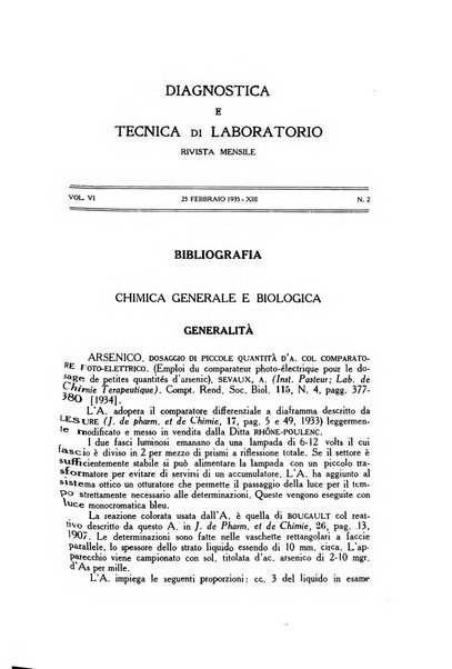 Diagnostica e tecnica di laboratorio rivista mensile