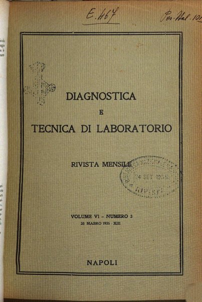 Diagnostica e tecnica di laboratorio rivista mensile