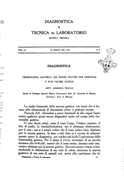 Diagnostica e tecnica di laboratorio rivista mensile