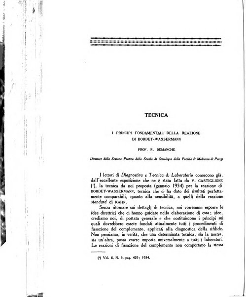 Diagnostica e tecnica di laboratorio rivista mensile