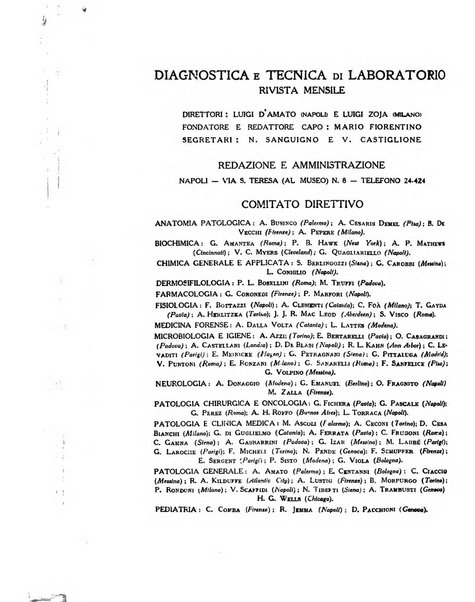 Diagnostica e tecnica di laboratorio rivista mensile