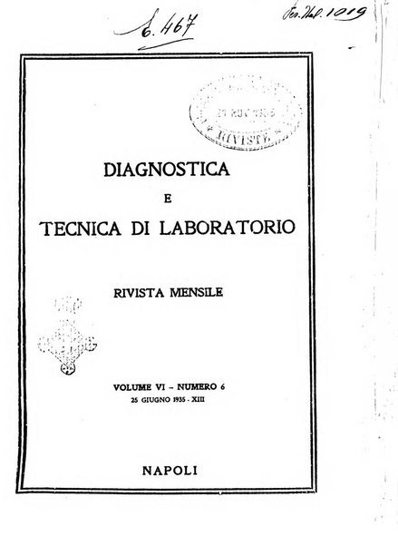 Diagnostica e tecnica di laboratorio rivista mensile