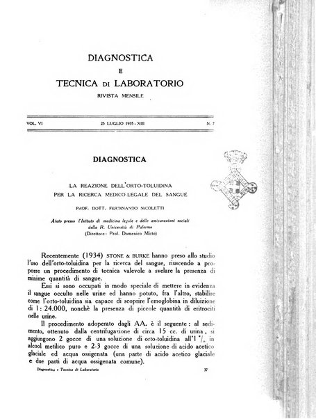 Diagnostica e tecnica di laboratorio rivista mensile