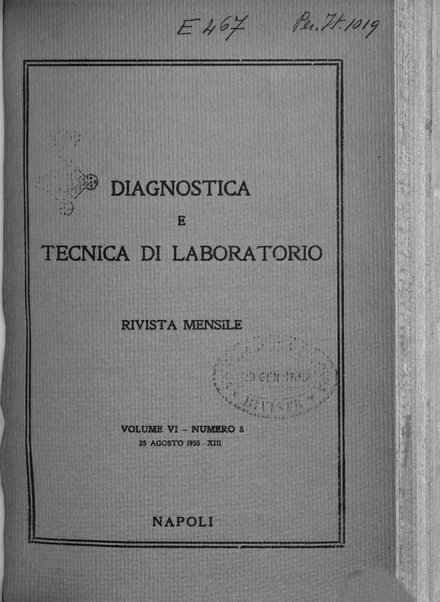 Diagnostica e tecnica di laboratorio rivista mensile