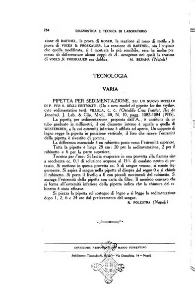 Diagnostica e tecnica di laboratorio rivista mensile