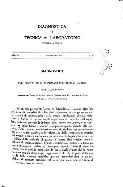 Diagnostica e tecnica di laboratorio rivista mensile