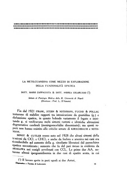 Diagnostica e tecnica di laboratorio rivista mensile