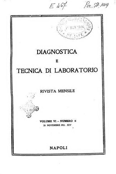 Diagnostica e tecnica di laboratorio rivista mensile