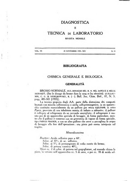 Diagnostica e tecnica di laboratorio rivista mensile