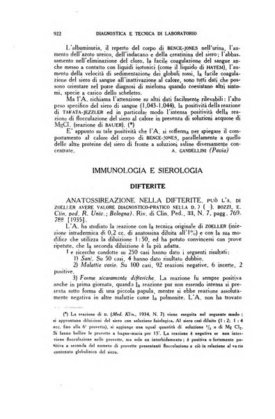 Diagnostica e tecnica di laboratorio rivista mensile