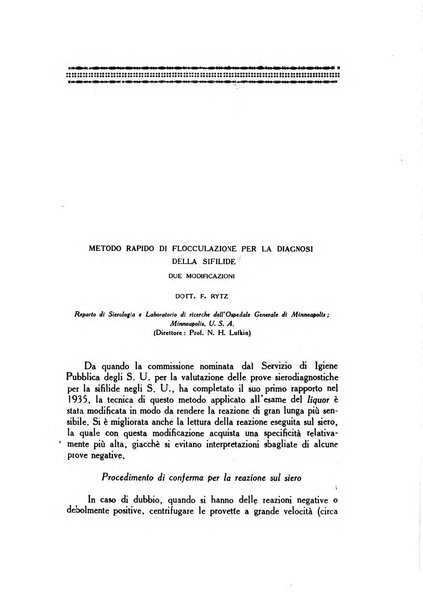 Diagnostica e tecnica di laboratorio rivista mensile