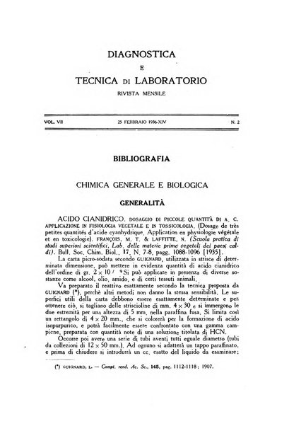 Diagnostica e tecnica di laboratorio rivista mensile