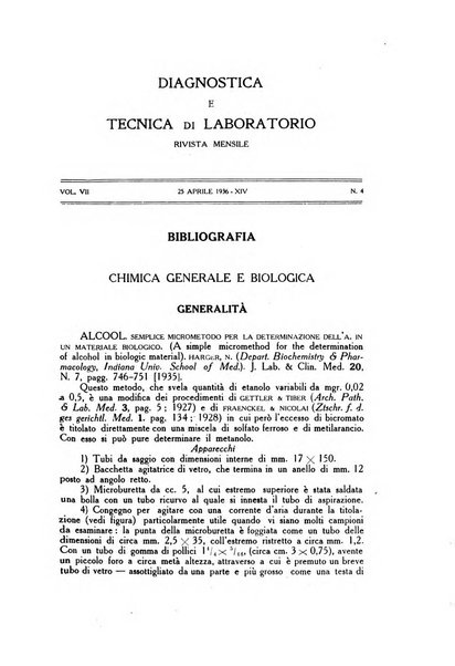 Diagnostica e tecnica di laboratorio rivista mensile