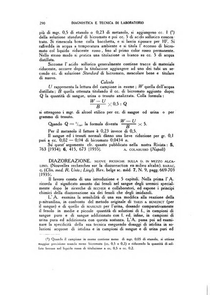 Diagnostica e tecnica di laboratorio rivista mensile