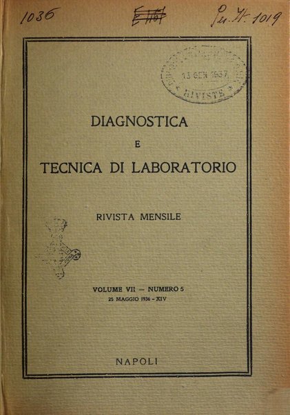 Diagnostica e tecnica di laboratorio rivista mensile