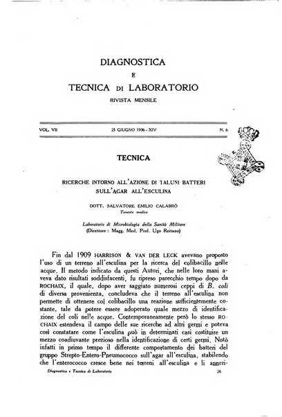 Diagnostica e tecnica di laboratorio rivista mensile