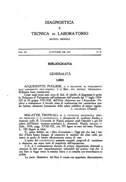 Diagnostica e tecnica di laboratorio rivista mensile