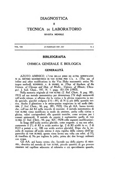 Diagnostica e tecnica di laboratorio rivista mensile