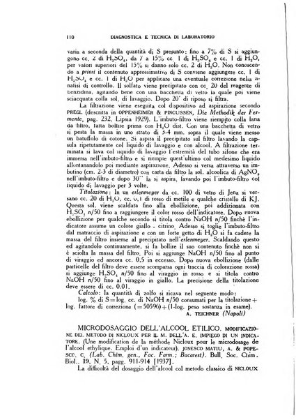 Diagnostica e tecnica di laboratorio rivista mensile