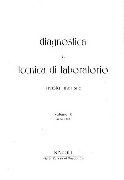 Diagnostica e tecnica di laboratorio rivista mensile