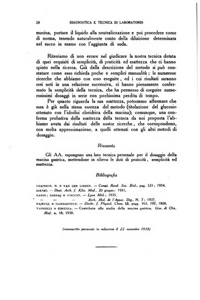 Diagnostica e tecnica di laboratorio rivista mensile