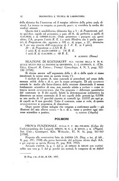 Diagnostica e tecnica di laboratorio rivista mensile