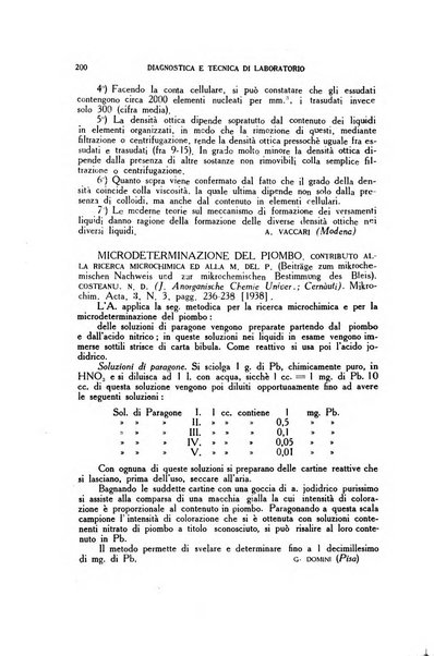 Diagnostica e tecnica di laboratorio rivista mensile