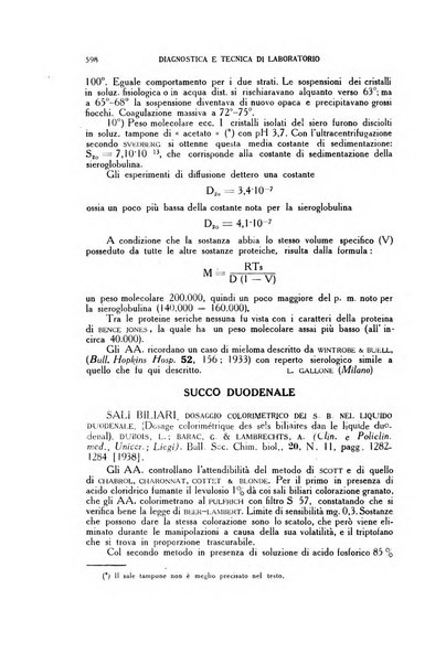 Diagnostica e tecnica di laboratorio rivista mensile