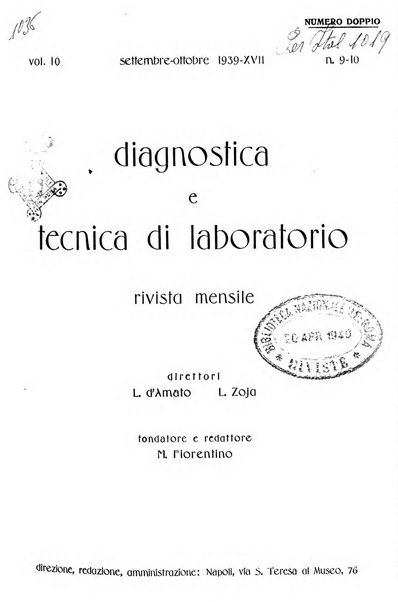 Diagnostica e tecnica di laboratorio rivista mensile